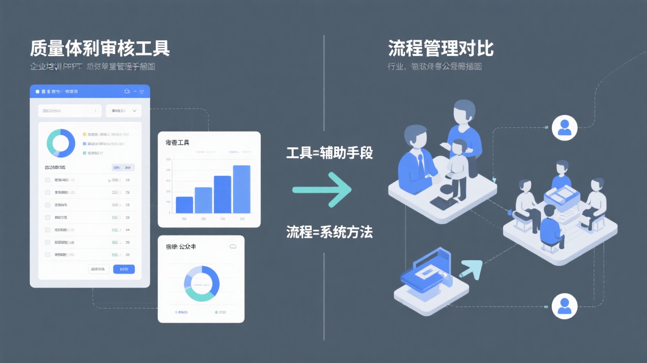 质量体系审核工具和流程管理的区别