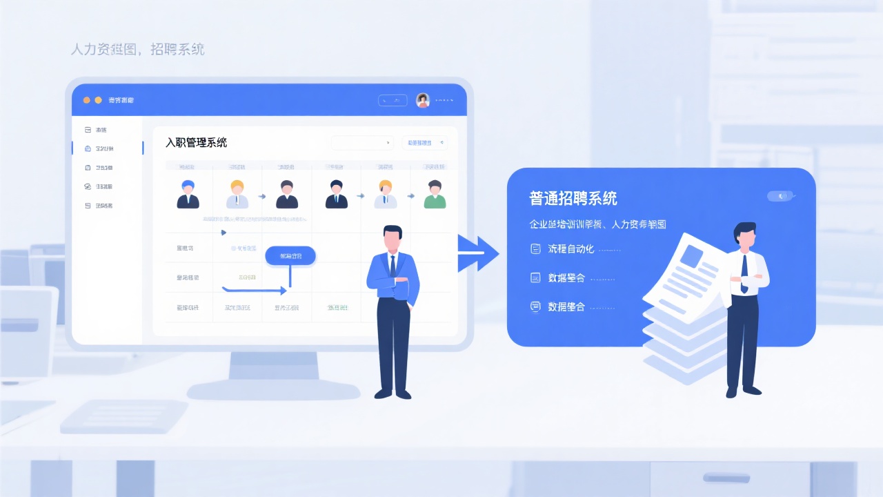 入职管理系统与普通招聘系统的区别是什么？用表格告诉你差在哪