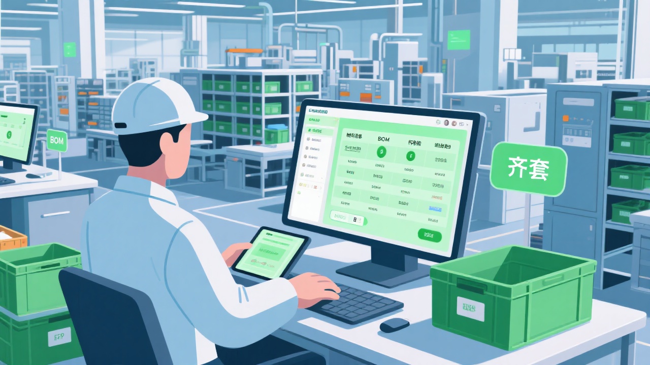 ERP物料齐套检查怎么做？揭秘高效生产秘籍！