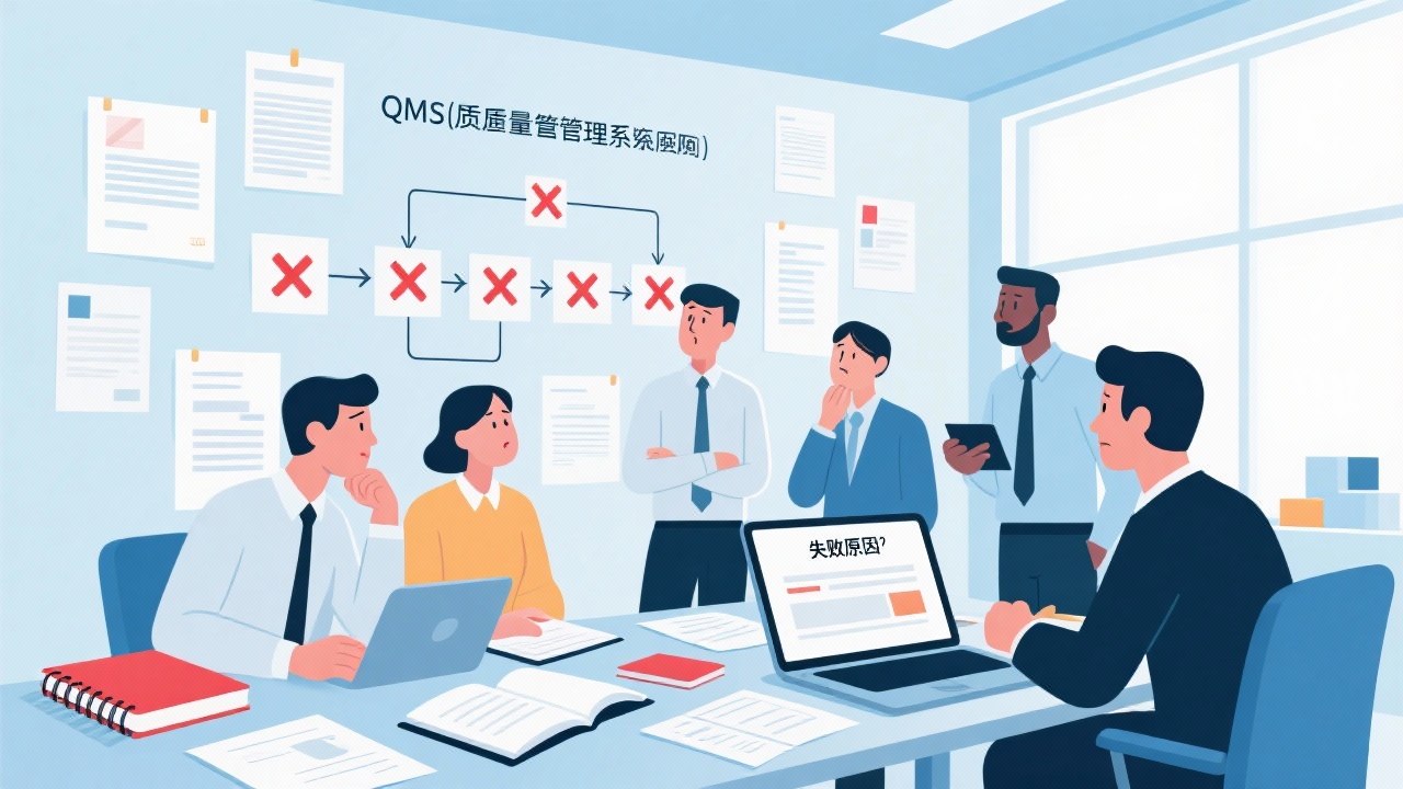 中小企业QMS流程管理应用中常见的失败原因