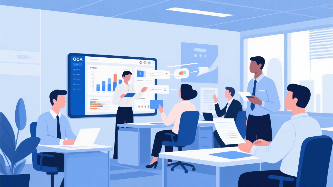 企业启用OA办公系统，效率提升的秘密武器？