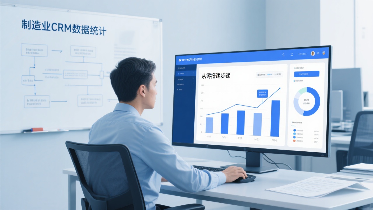 从零搭建制造业CRM数据统计​项目的详细步骤