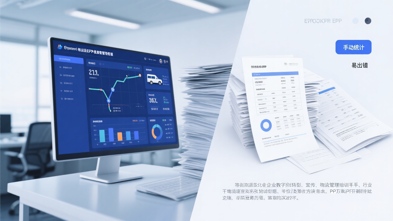 物流企业ERP报表管理与传统方法的核心区别