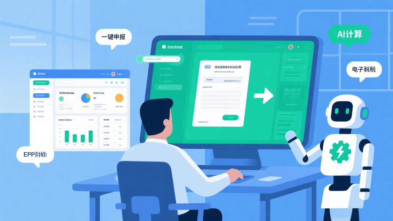 ERP财务系统+AI，税务申报真的能一键搞定？
