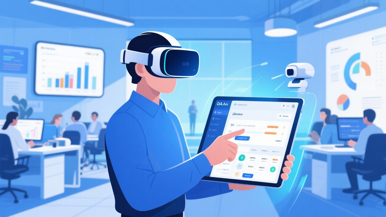 虚拟现实培训企业如何选择OA软件？高效办公的秘密