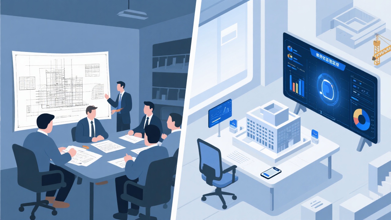 建筑行业项目管控与传统方法的核心区别