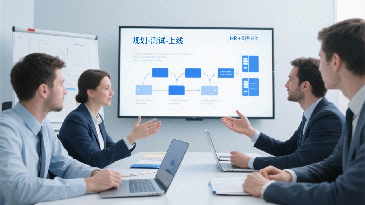 HR+财务系统的实施步骤有哪些？从规划到上线的全流程指南