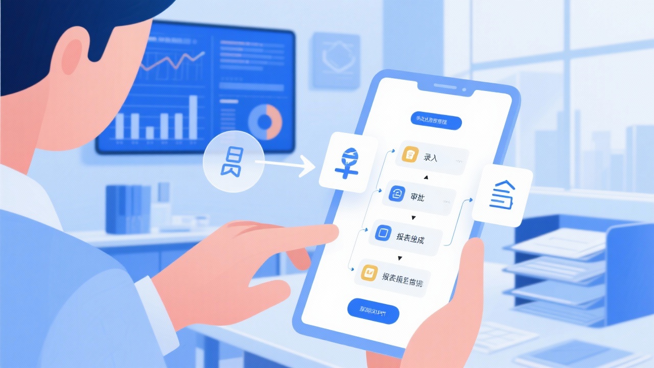 移动财务管理系统的工作流程详解：从录入到分析