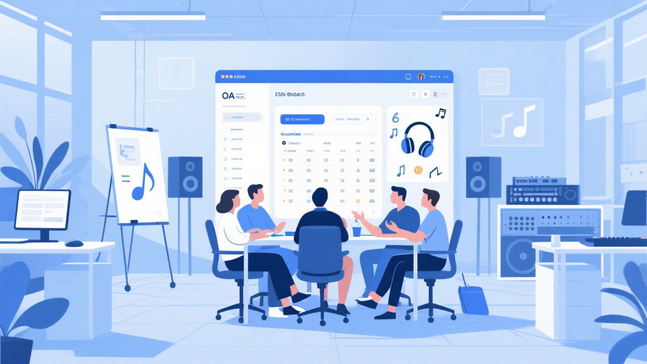 音乐制作企业必备：OA软件怎么选？高效办公的秘密！
