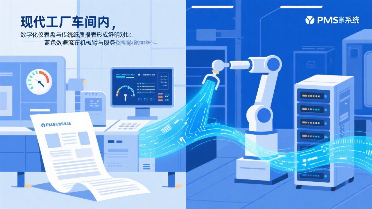 制造业PMS数据统计​与传统数据管理的核心区别