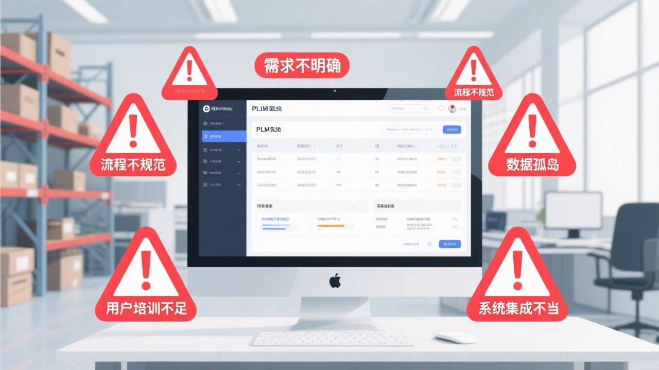 电商行业PLM业务管理实施中常见的5大误区