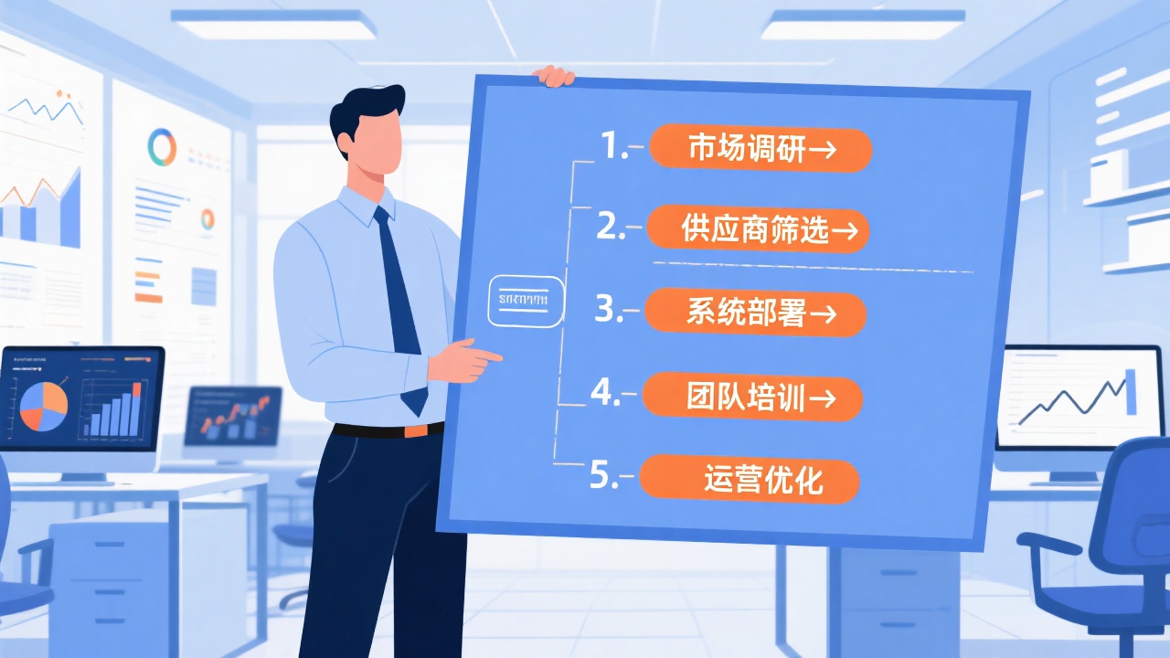 如何开始电商行业企业SRM？5步完整操作流程