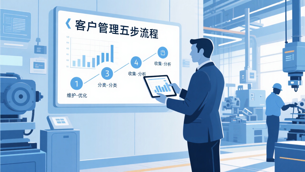 如何开始制造业企业客户管理​？5步完整操作流程