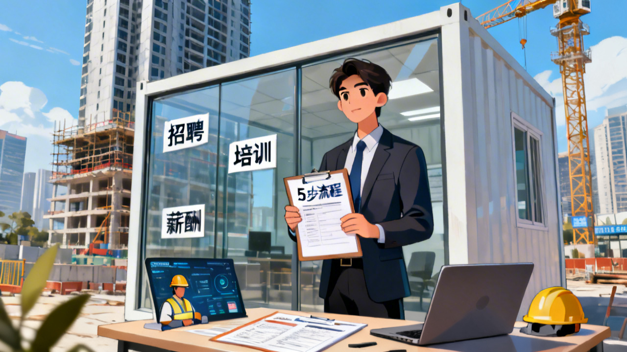 如何开始建筑行业企业HRM？5步完整操作流程