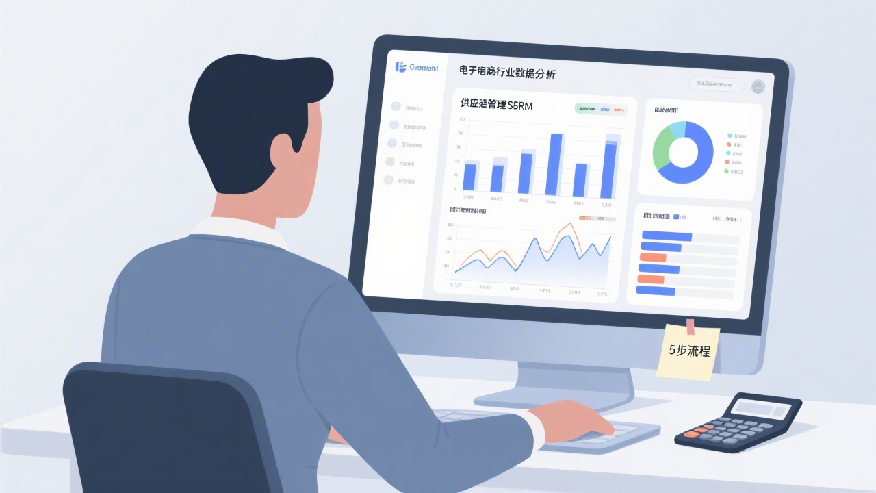 如何开始电商行业SRM数据分析？5步完整操作流程