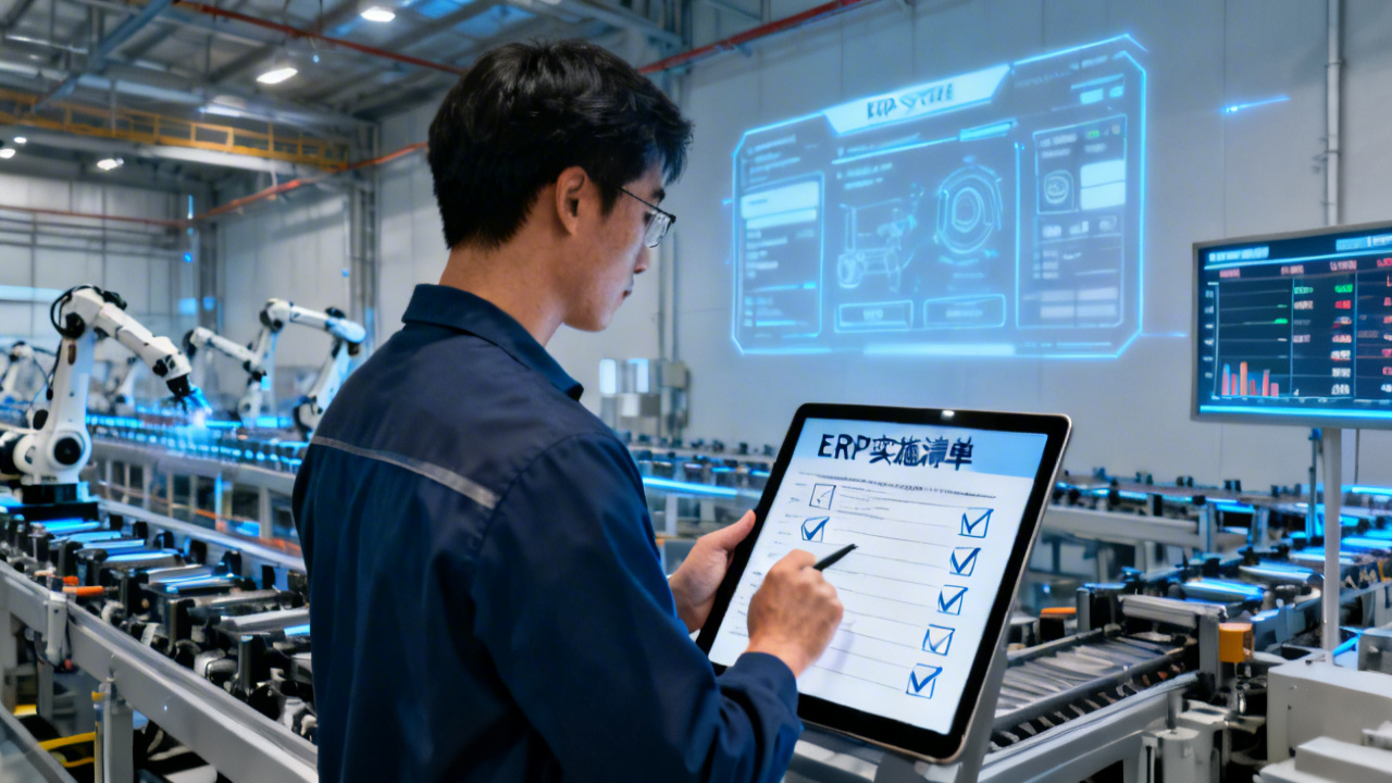 制造业全流程ERP实施前的完整检查清单