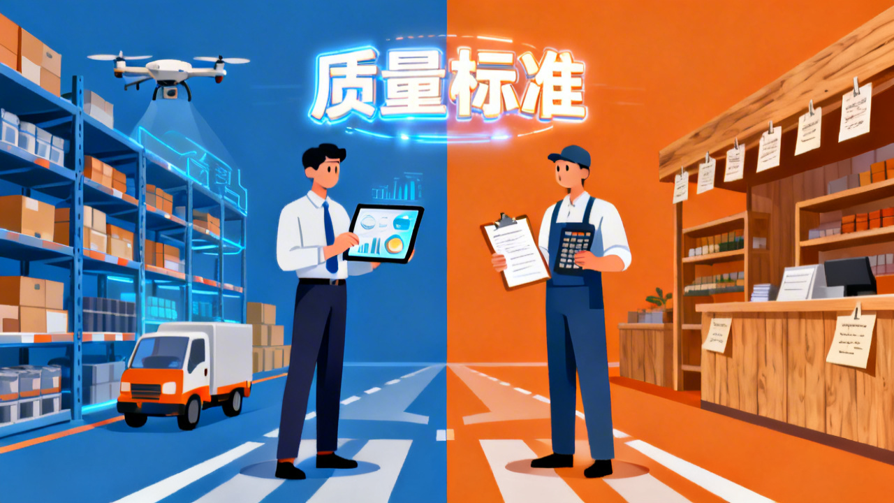电商行业质量标准管理与传统方法的核心区别