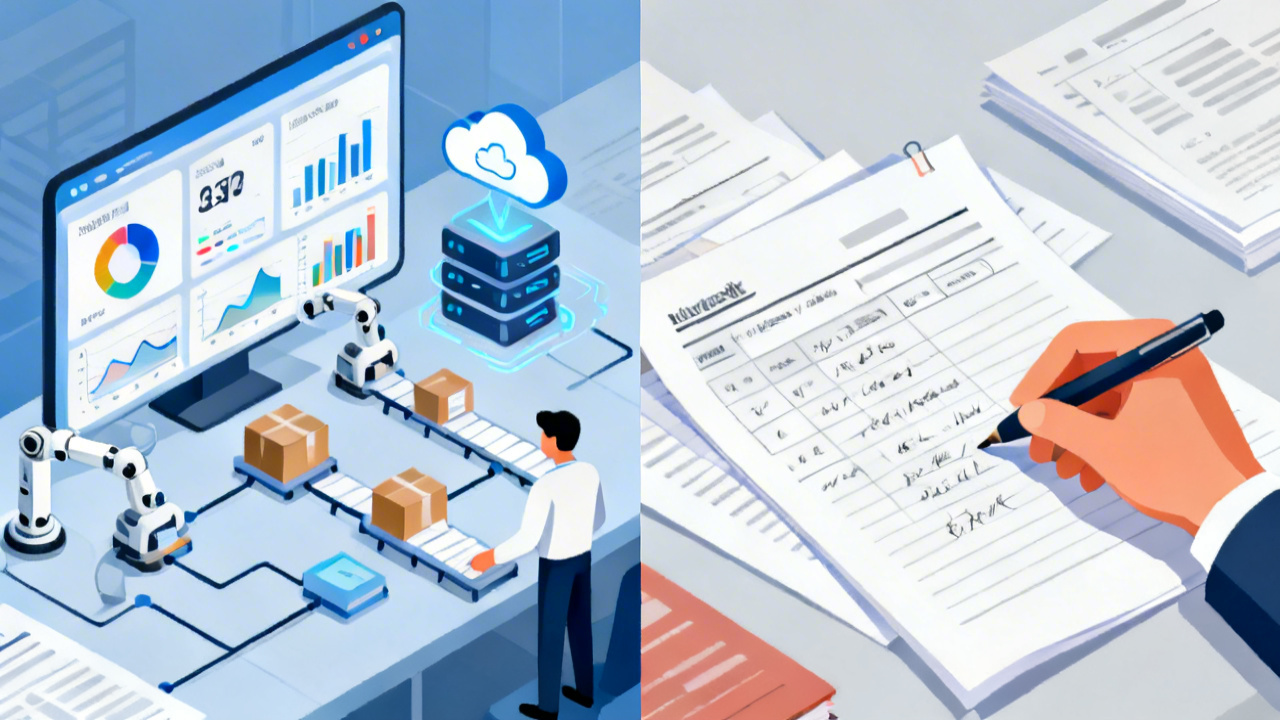 电商行业ERP业务管理与传统方法的核心区别